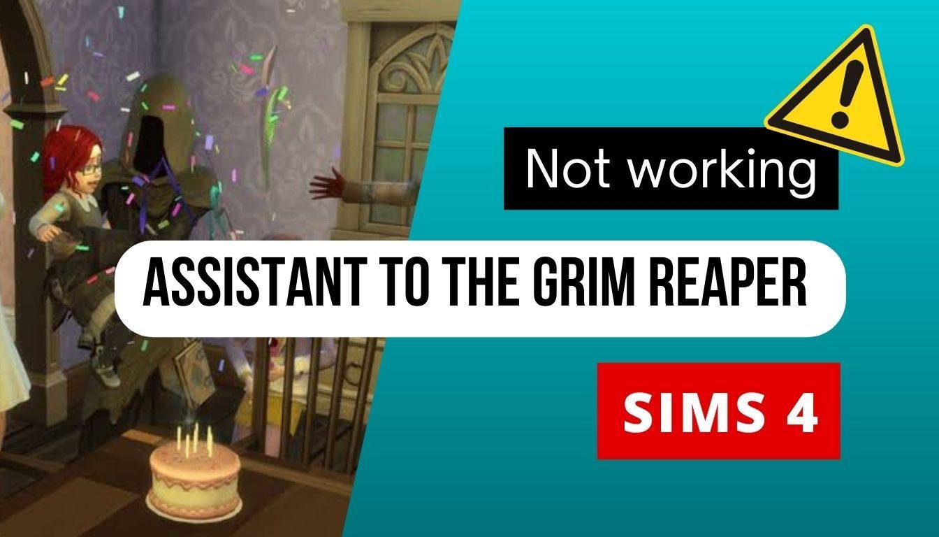 assistant to the grim reaper sims 4 not working