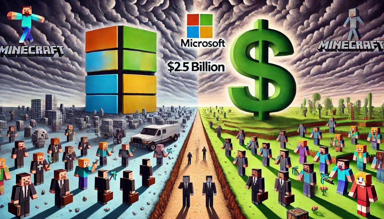 $2.5 Billion Deal of Microsoft and Minecraft