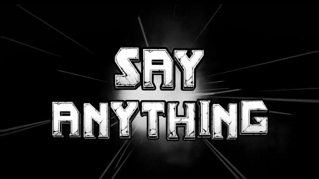 Say Anything in Cryptmaster