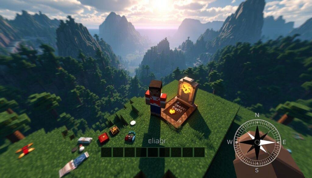 How to Find Where You Died in Minecraft?