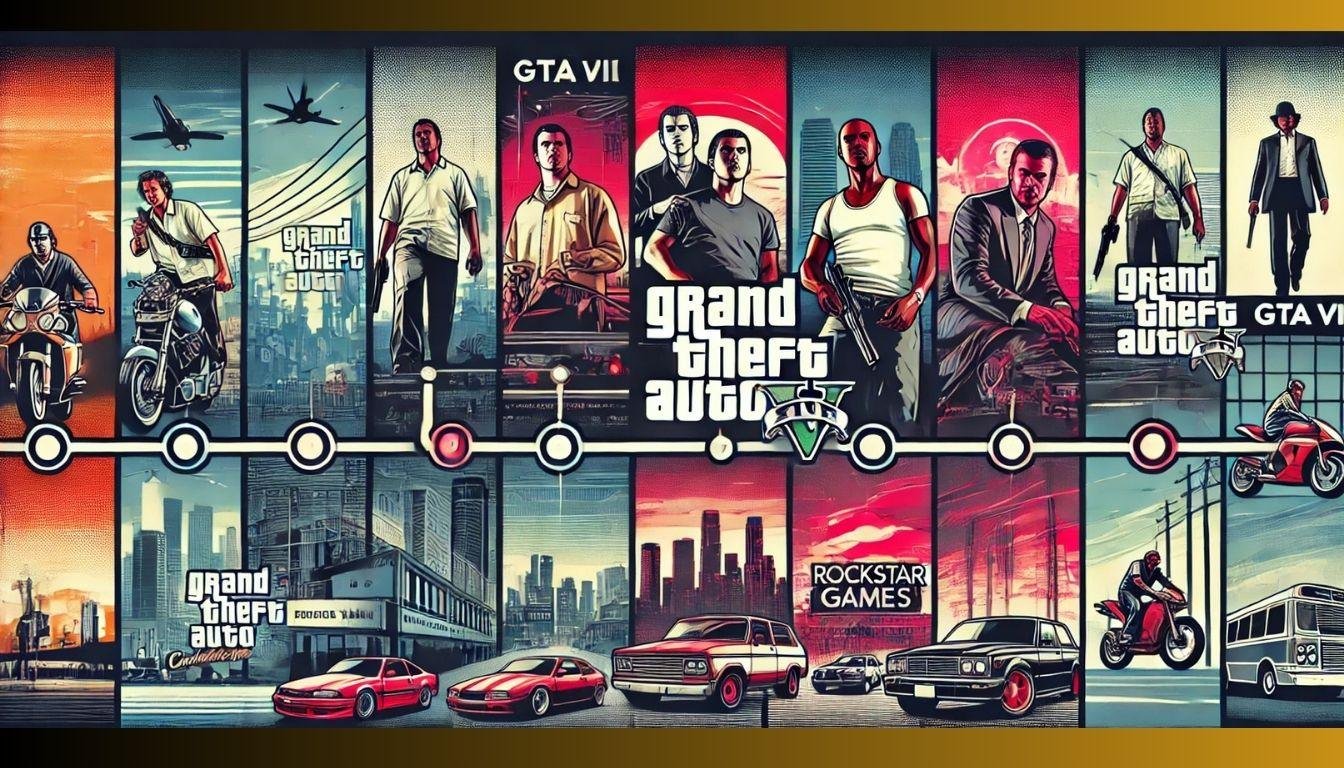 All GTA Games are arranged for data analysis